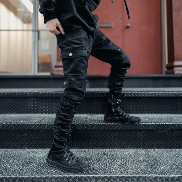 AKINGS Kyle Stacked Jeans - Picture 5 of 14